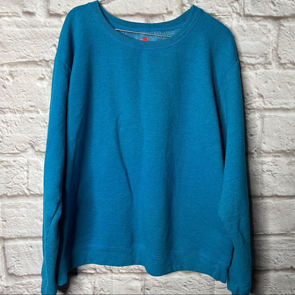 Hanes Sweatshirt Blue‎ Womens Size Large